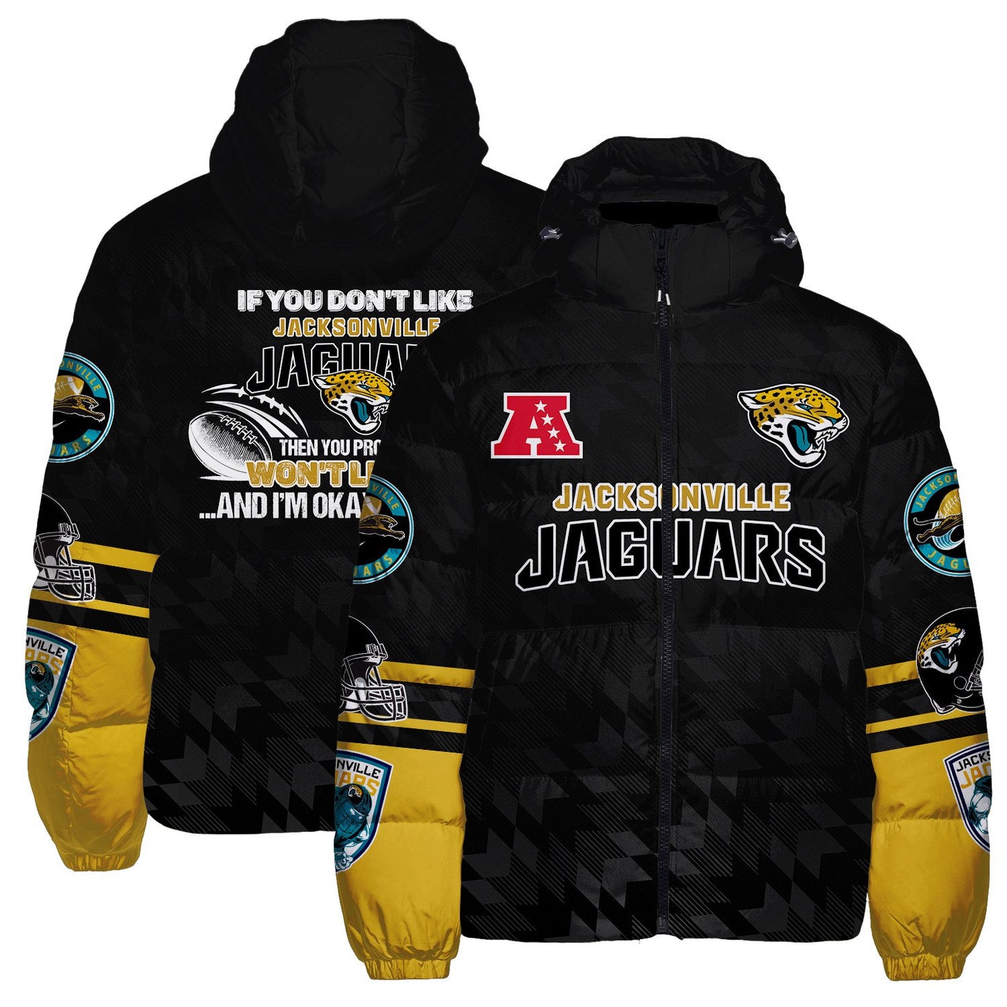 Jacksonville Jaguars CozyCloud Down Jacket AZBTDWJ000382