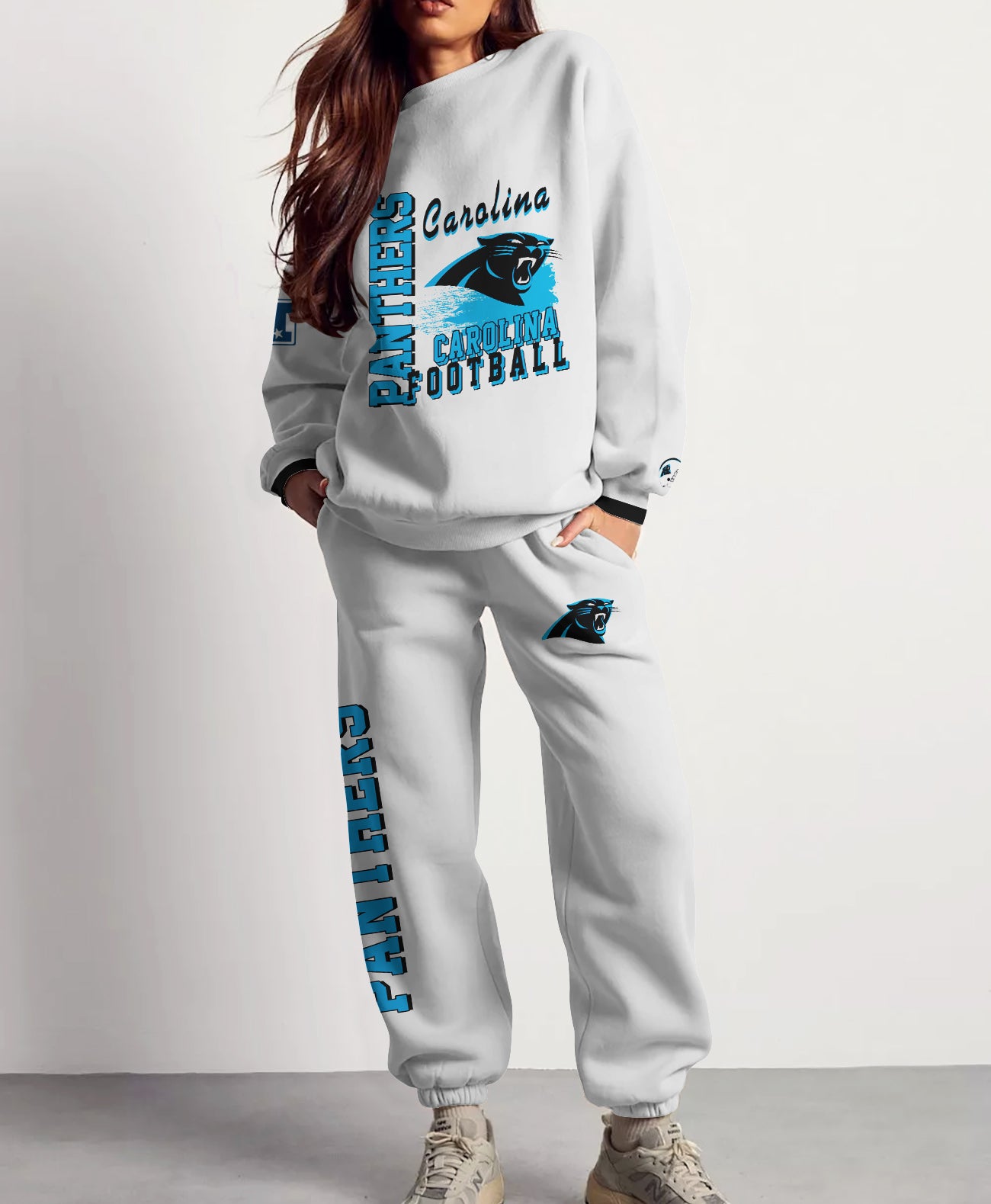 Carolina Panthers Combo 3D Sweatsuit and Sweatpants Unisex CBSP214