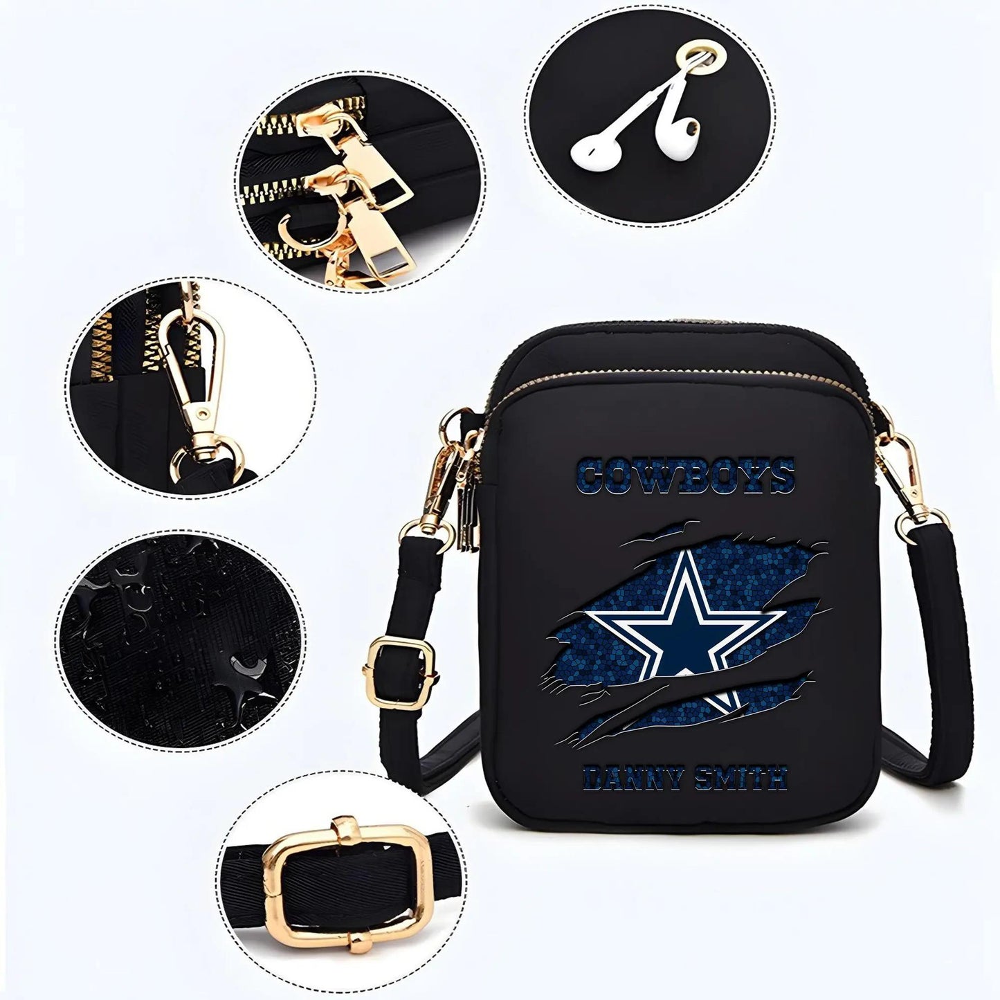 Dallas Cowboys Mini Crossbody Bag for Women New Trending 2025 AZBT2DMCB000031