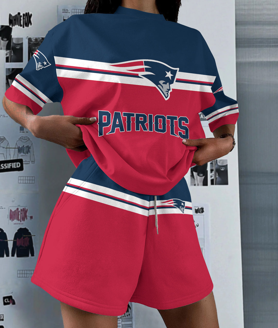 New England Patriots Limited Edition Top And Shorts Two-Piece Suits