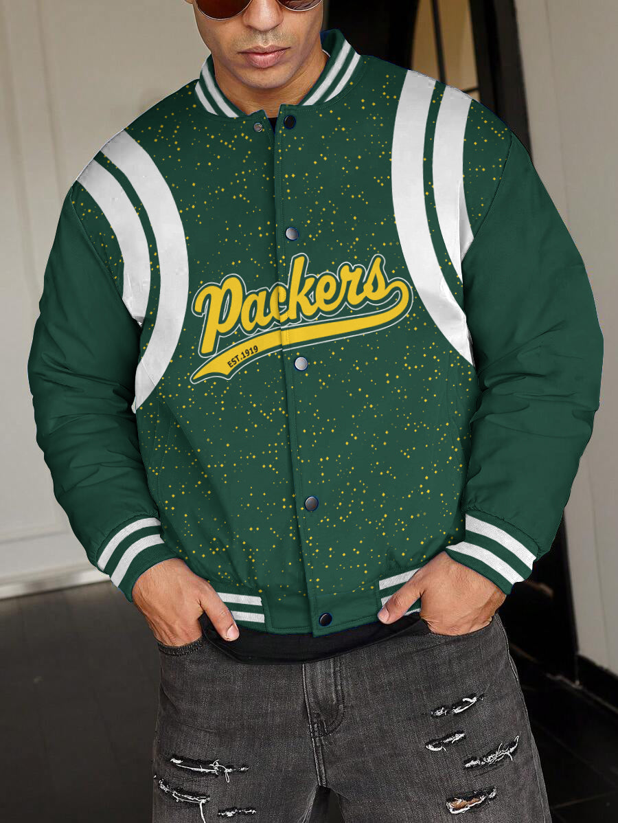 Green Bay Packers National Football League Varsity Jacket AZBTVJK000505