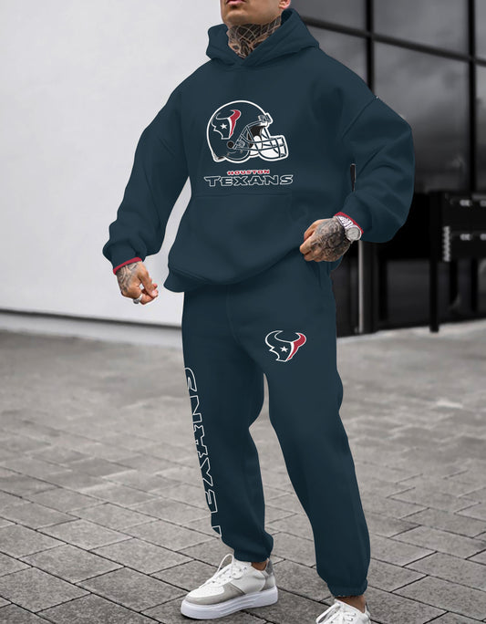 Houston Texans Combo Pullover Hoodie And Sweatpants AZBTPHSP000190