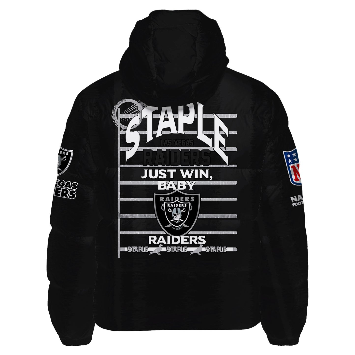 Las Vegas Raiders CozyCloud Down Jacket AZBTDWJ000329