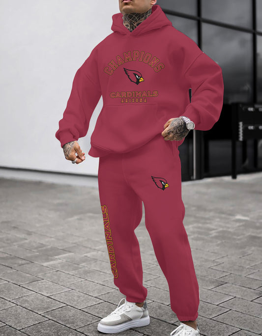 Arizona Cardinals Combo Pullover Hoodie And Sweatpants AZBTPHSP000408