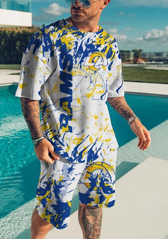 Los Angeles Rams T-shirt and Shorts AZTS555