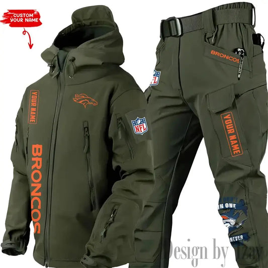 Denver Broncos Outdoor Jacket and Pants 000140