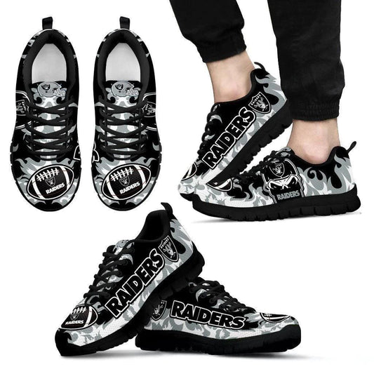 Las Vegas Raiders Custom Sneakers For Fan HA13
