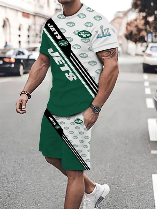 New York Jets T-shirt and Shorts AZTS596