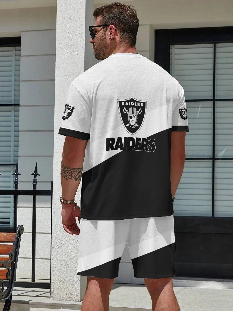 Las Vegas Raiders T-shirt and Shorts AZBTTSAS000014