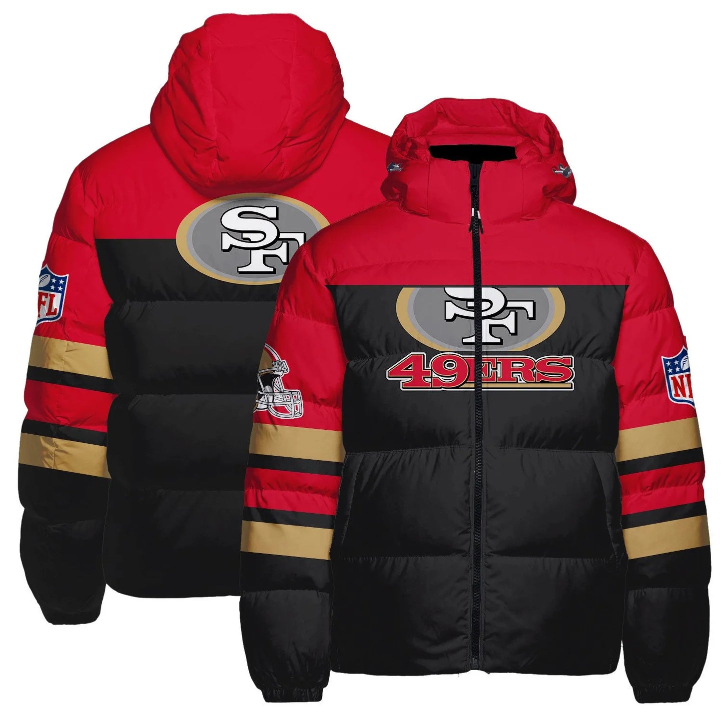 San Francisco 49ers CozyCloud Down Jacket AZBTDWJ000039
