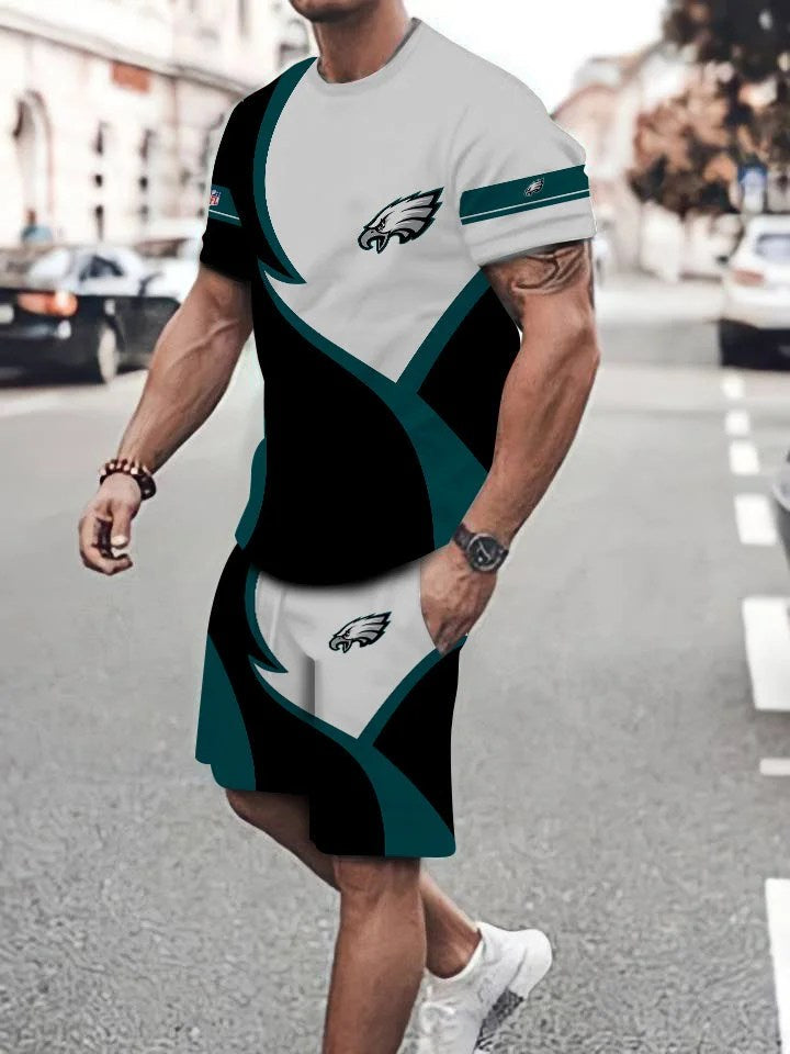 Philadelphia Eagles T-shirt and Shorts AZTS106