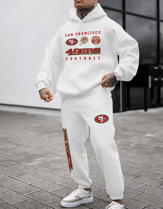 San Francisco 49ers Combo Pullover Hoodie And Sweatpants AZBTPHSP000112