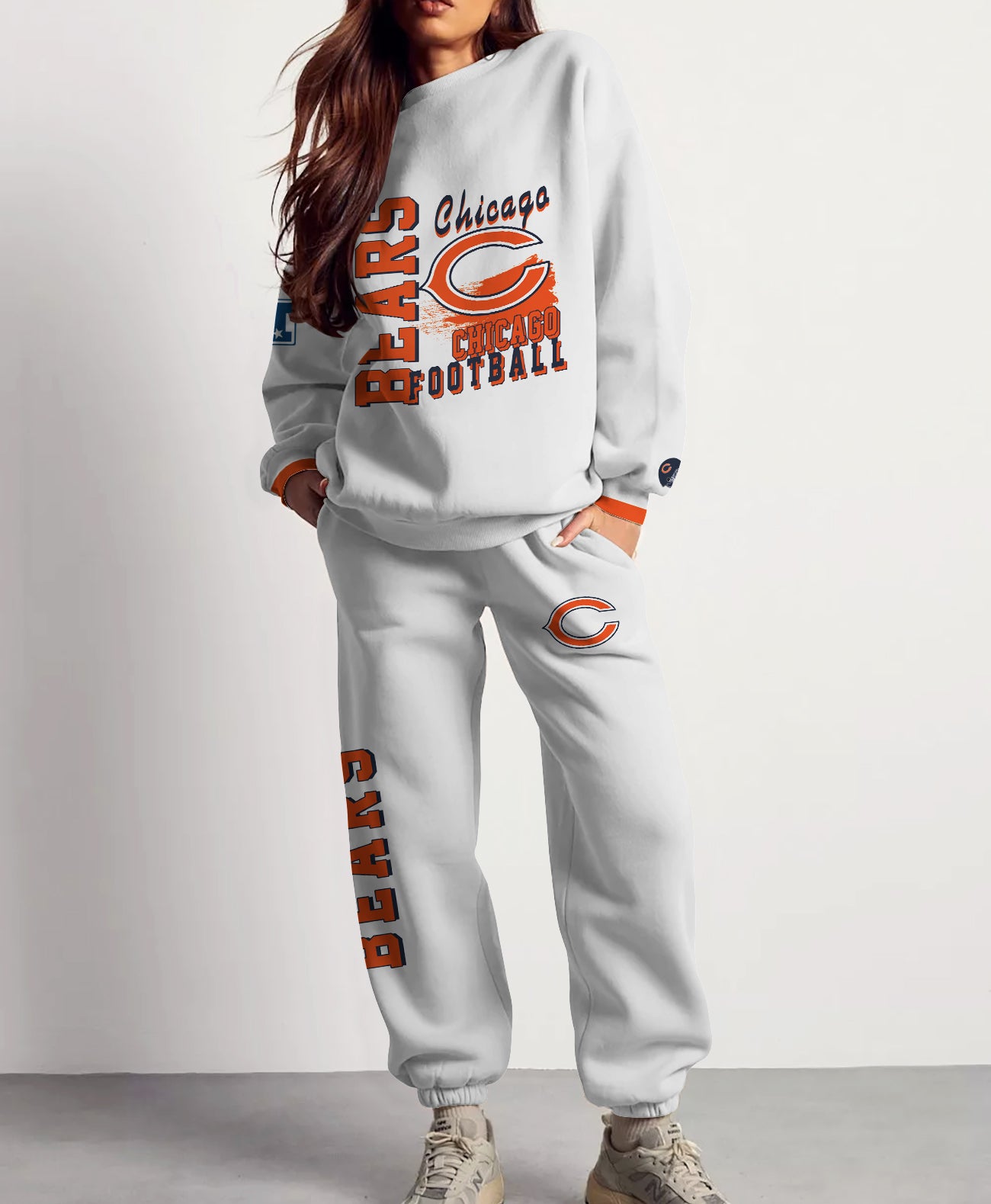 Chicago Bears Combo 3D Sweatsuit and Sweatpants Unisex CBSP243