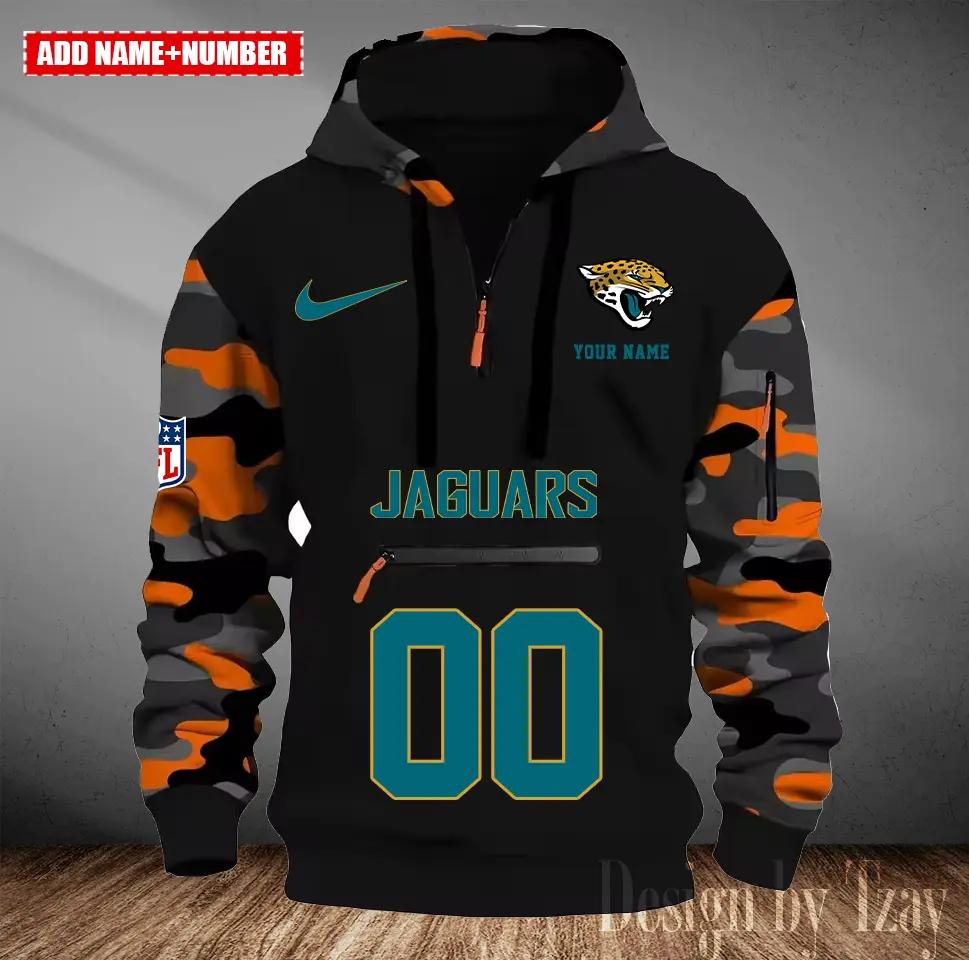 Jacksonville Jaguars Camouflage Hooded Sweatshirt HA15