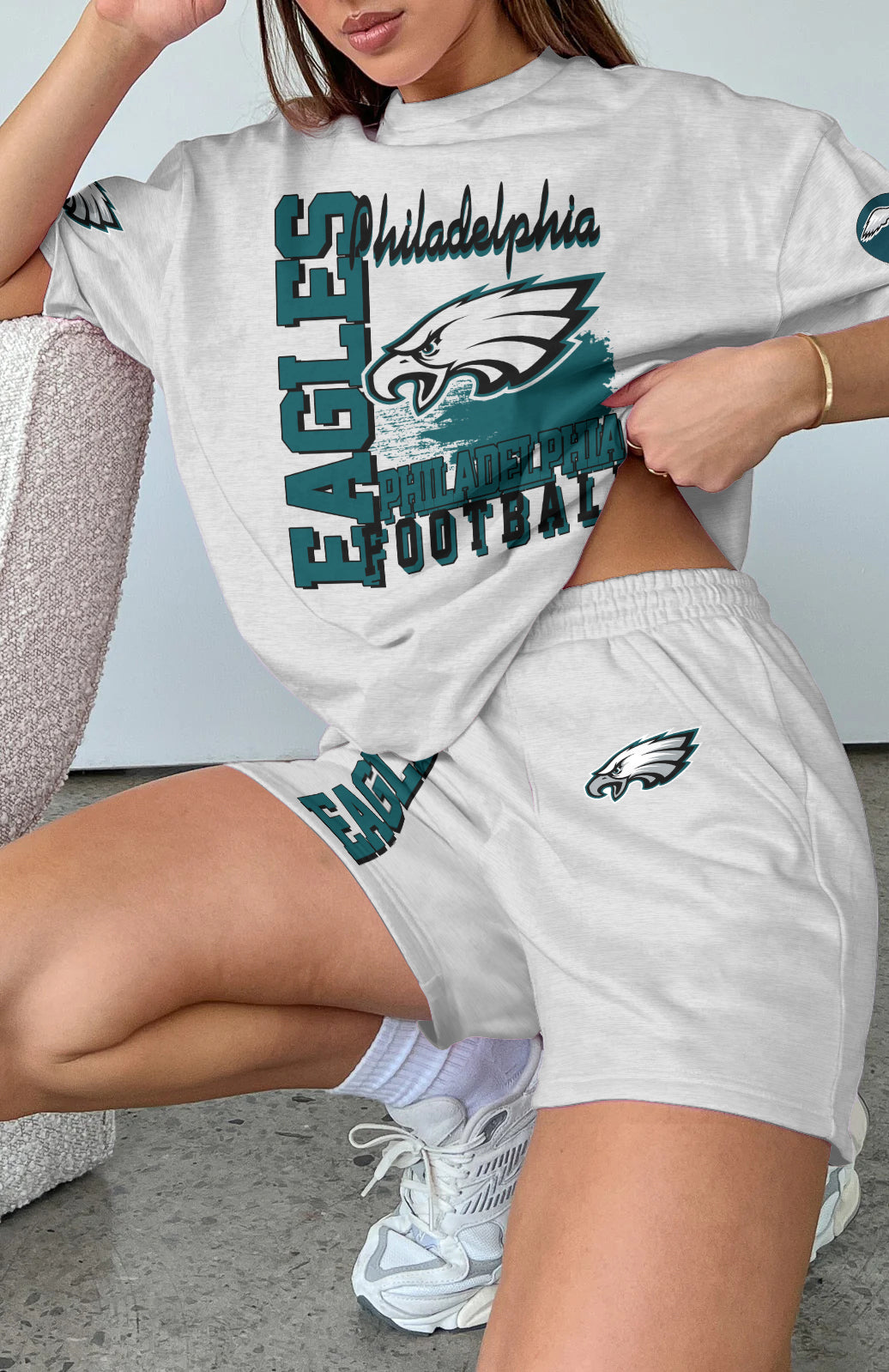 Philadelphia Eagles Limited Edition Top And Shorts Two-Piece Suits (2)