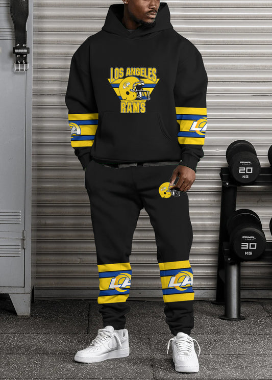 Los Angeles Rams Combo Pullover Hoodie And Sweatpants AZBTPHSP000267