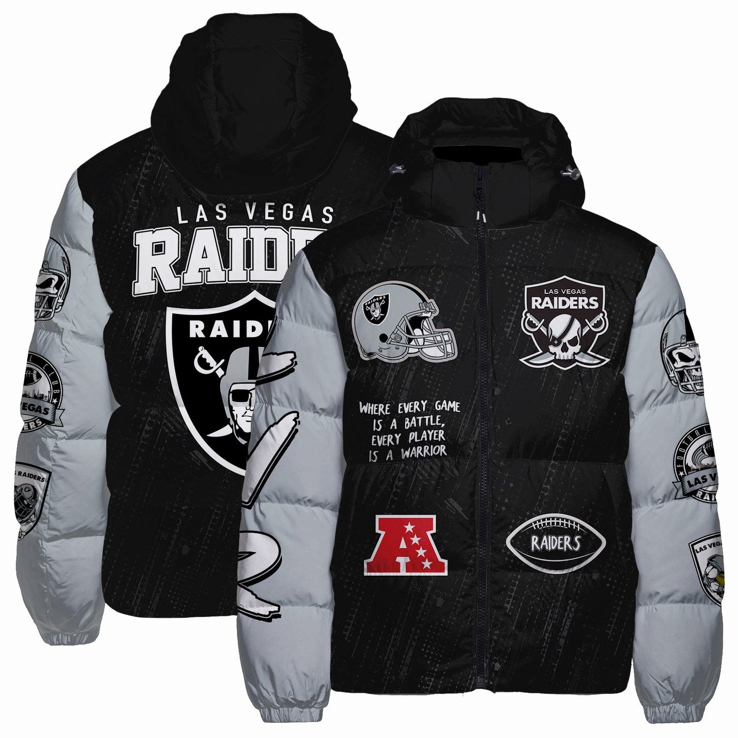 Las Vegas Raiders CozyCloud Down Jacket AZBTDWJ000294
