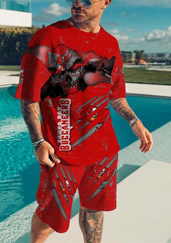 Tampa Bay Buccaneers T-shirt and Shorts AZTS429