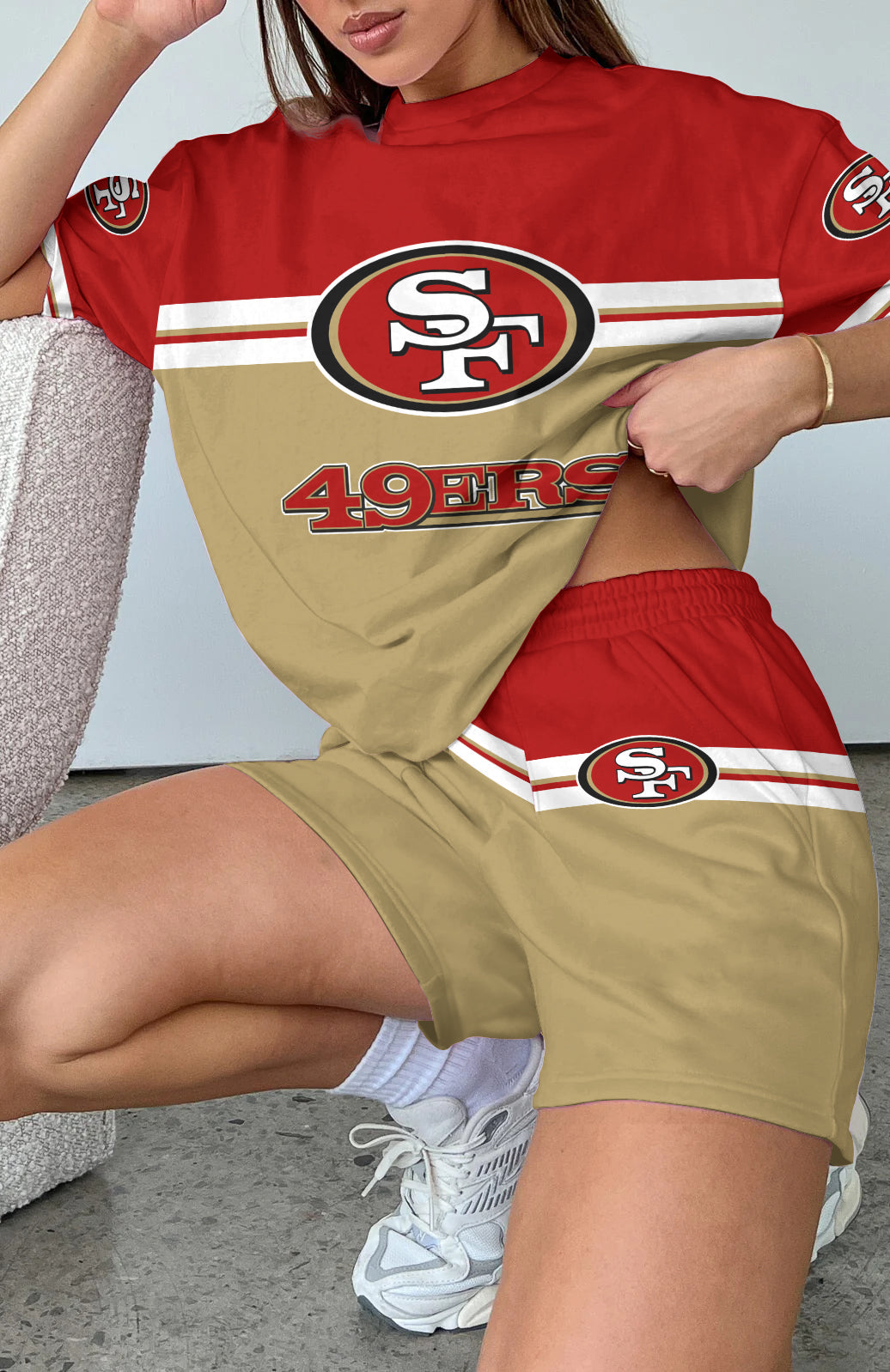 San Francisco 49ers Limited Edition Top And Shorts Two-Piece Suits