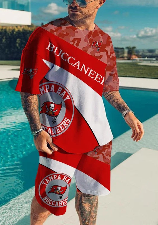 Tampa Bay Buccaneers T-shirt and Shorts AZTS430