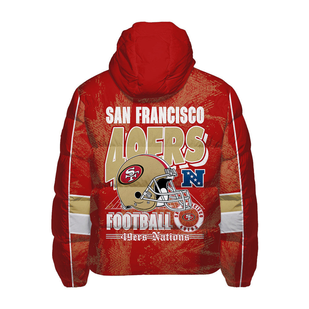San Francisco 49ers CozyCloud Down Jacket AZBTDWJ000252