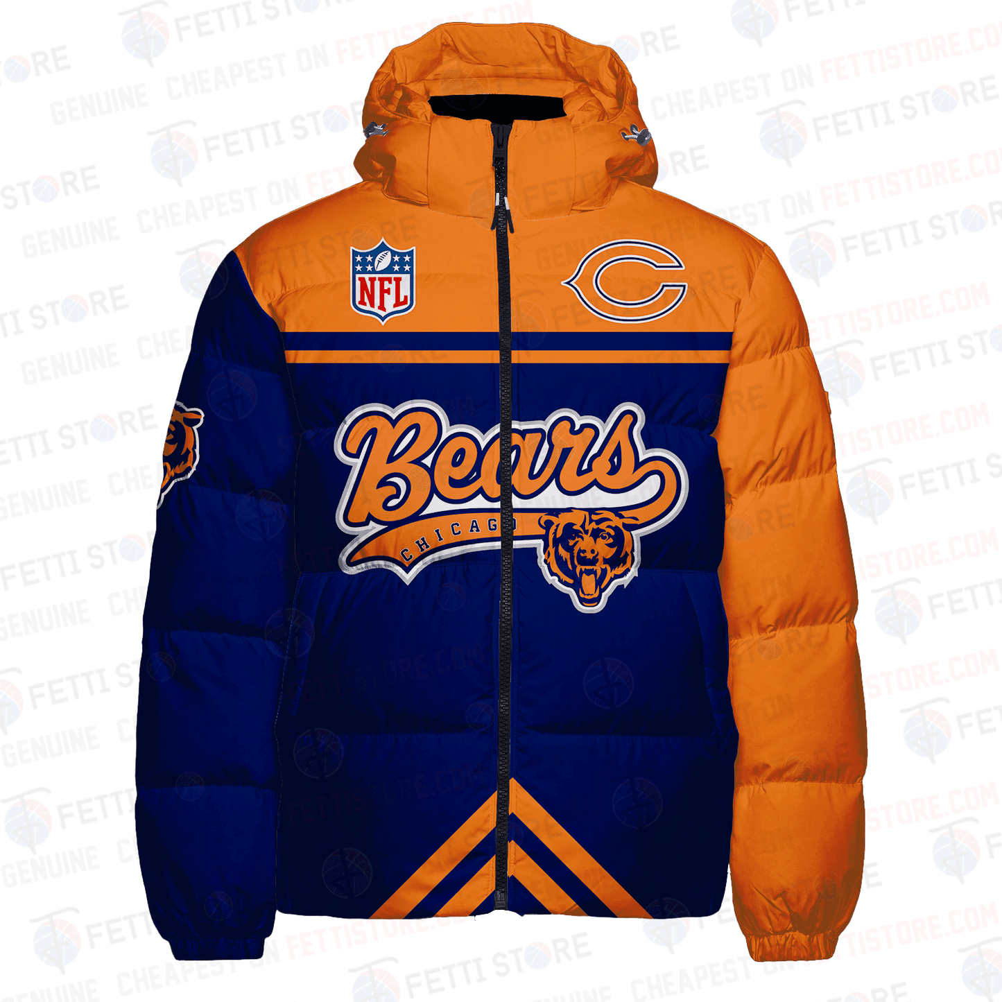Chicago Bears CozyCloud Down Jacket AZBTDWJ000174