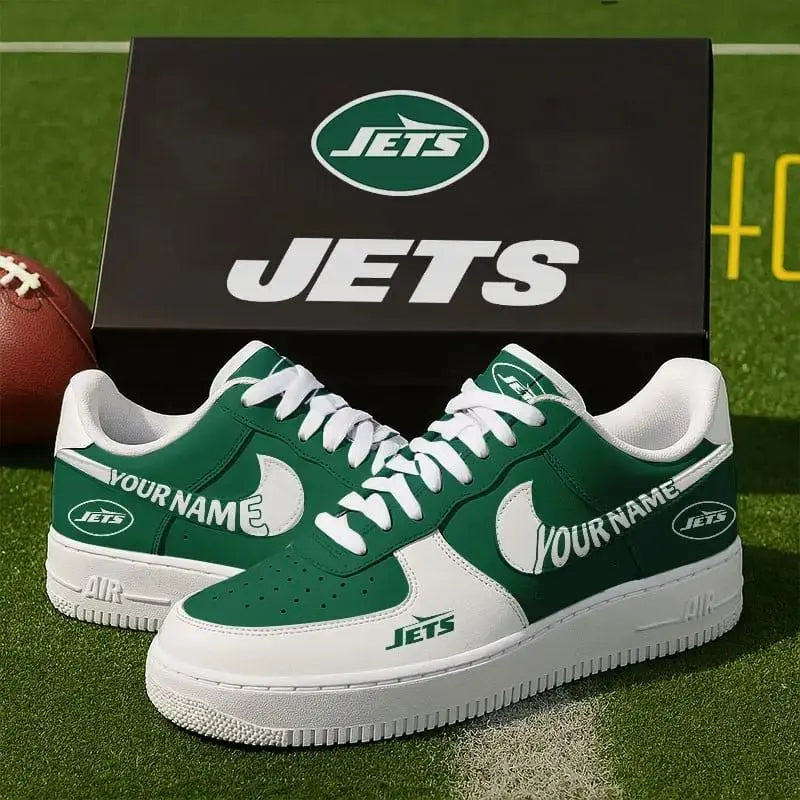 New York Jets New Personalized AF1-1 Sneakers 2025 AZBTAF1N000025