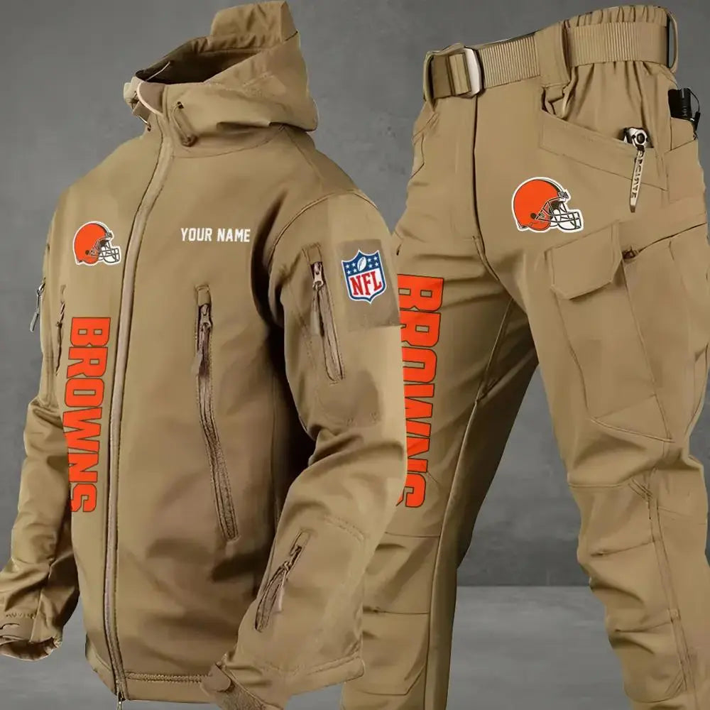 Cleveland Browns Outdoor Jacket and Pants 000154