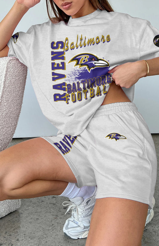 Baltimore Ravens Limited Edition Top And Shorts Two-Piece Suits (2)