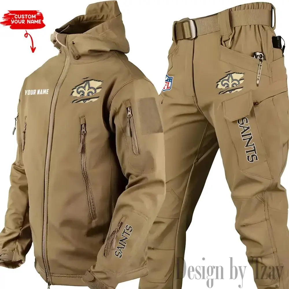 New Orleans Saints Outdoor Jacket and Pants 000091