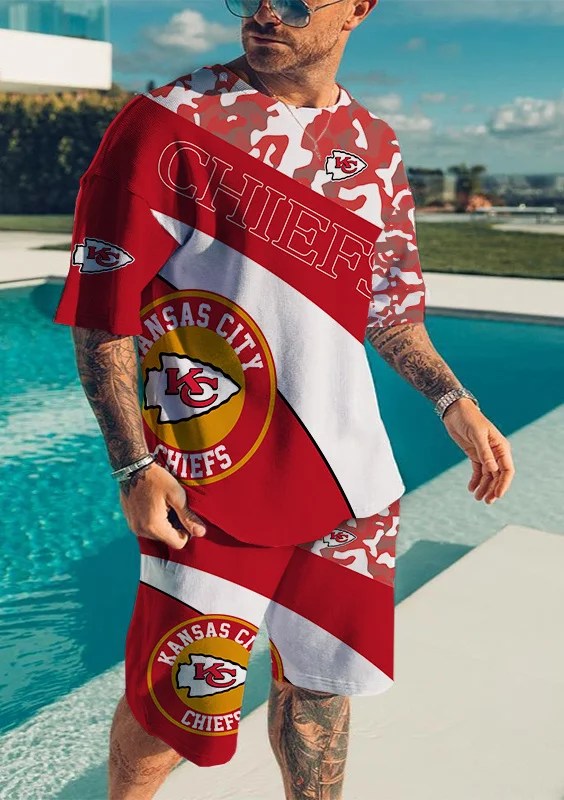 Kansas City Chiefs T-shirt and Shorts AZTS071