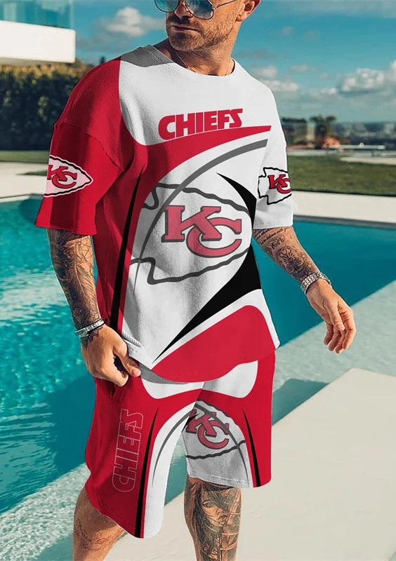 Kansas City Chiefs T-shirt and shorts AZTS020