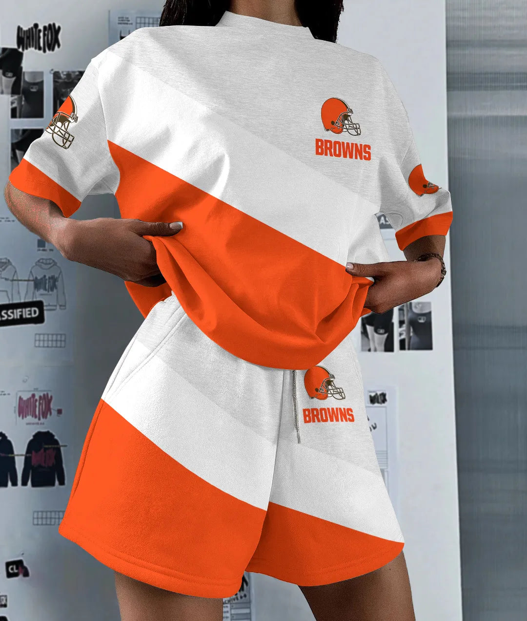 Cleveland Browns Limited Edition Top And Shorts Two-Piece Suits (1)