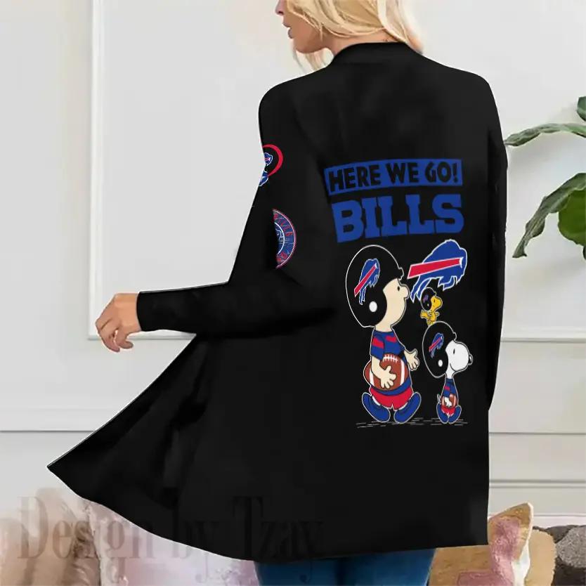Buffalo Bills Women Patch Pocket Cardigan BT023