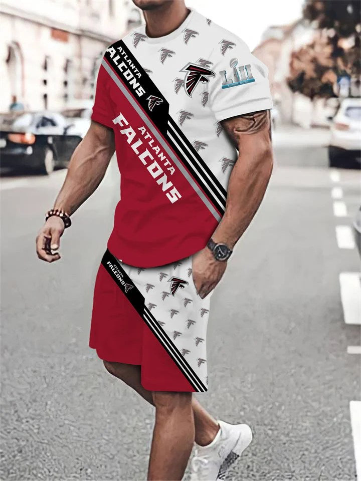 Atlanta Falcons T-shirt and Shorts AZTS238