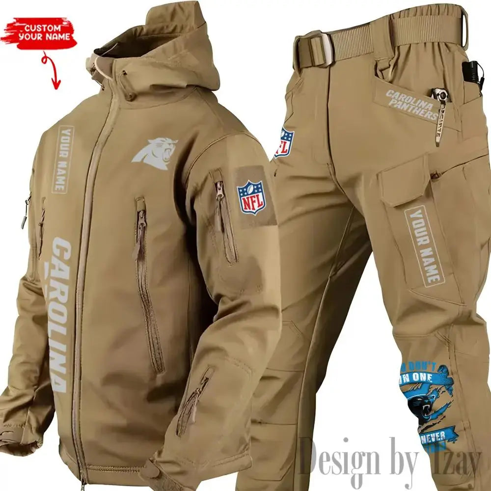 Carolina Panthers Outdoor Jacket and Pants 000129