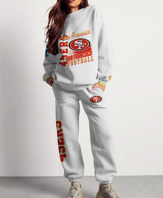 San Francisco 49ers Combo 3D Sweatsuit and Sweatpants Unisex CBSP96