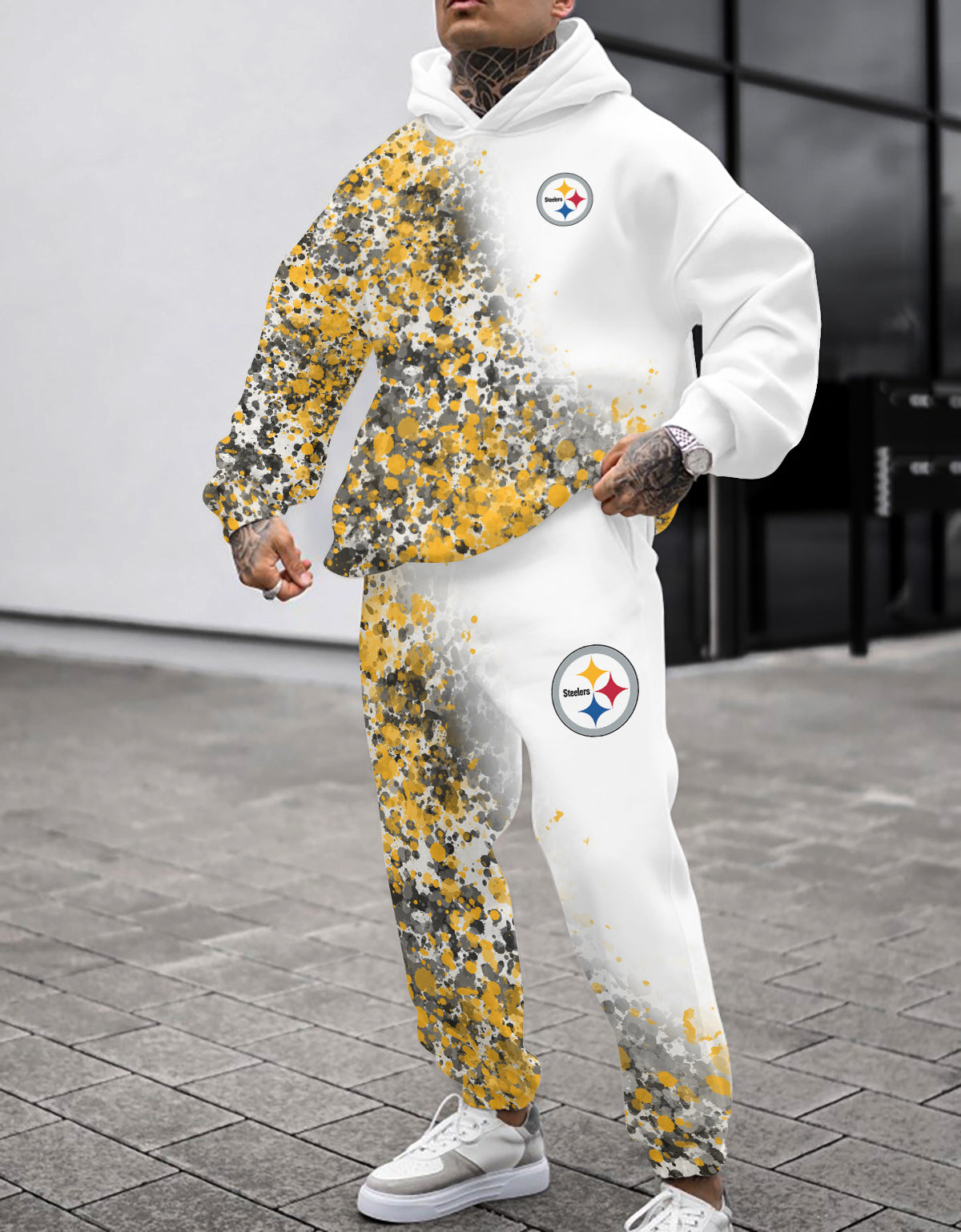 Pittsburgh Steelers Combo Pullover Hoodie And Sweatpants AZBTPHSP000140