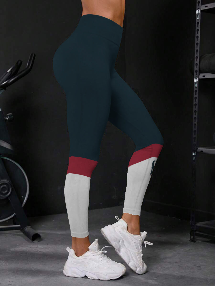 Houston Texans High Waist Push Up Printed Leggings