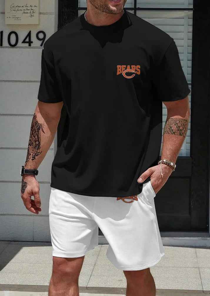 Chicago Bears T-shirt and Shorts AZBTTSAS000050