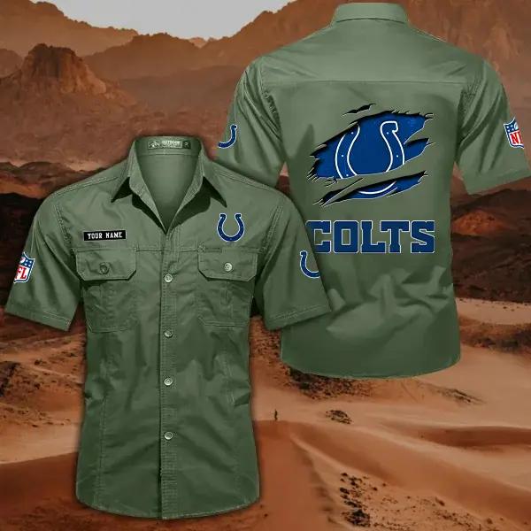 Indianapolis Colts Men’s Short Sleeve Cargo Shirts New 2025 AZBT2DCGS000014