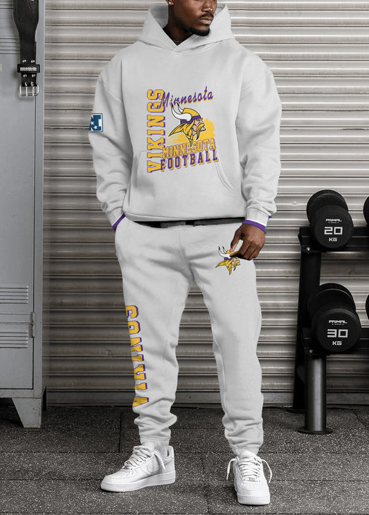 Minnesota Vikings Combo Pullover Hoodie And Sweatpants AZBTPHSP000292