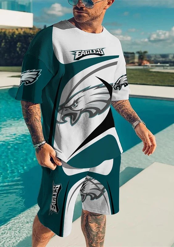 Philadelphia Eagles T-shirt and shorts AZTS021