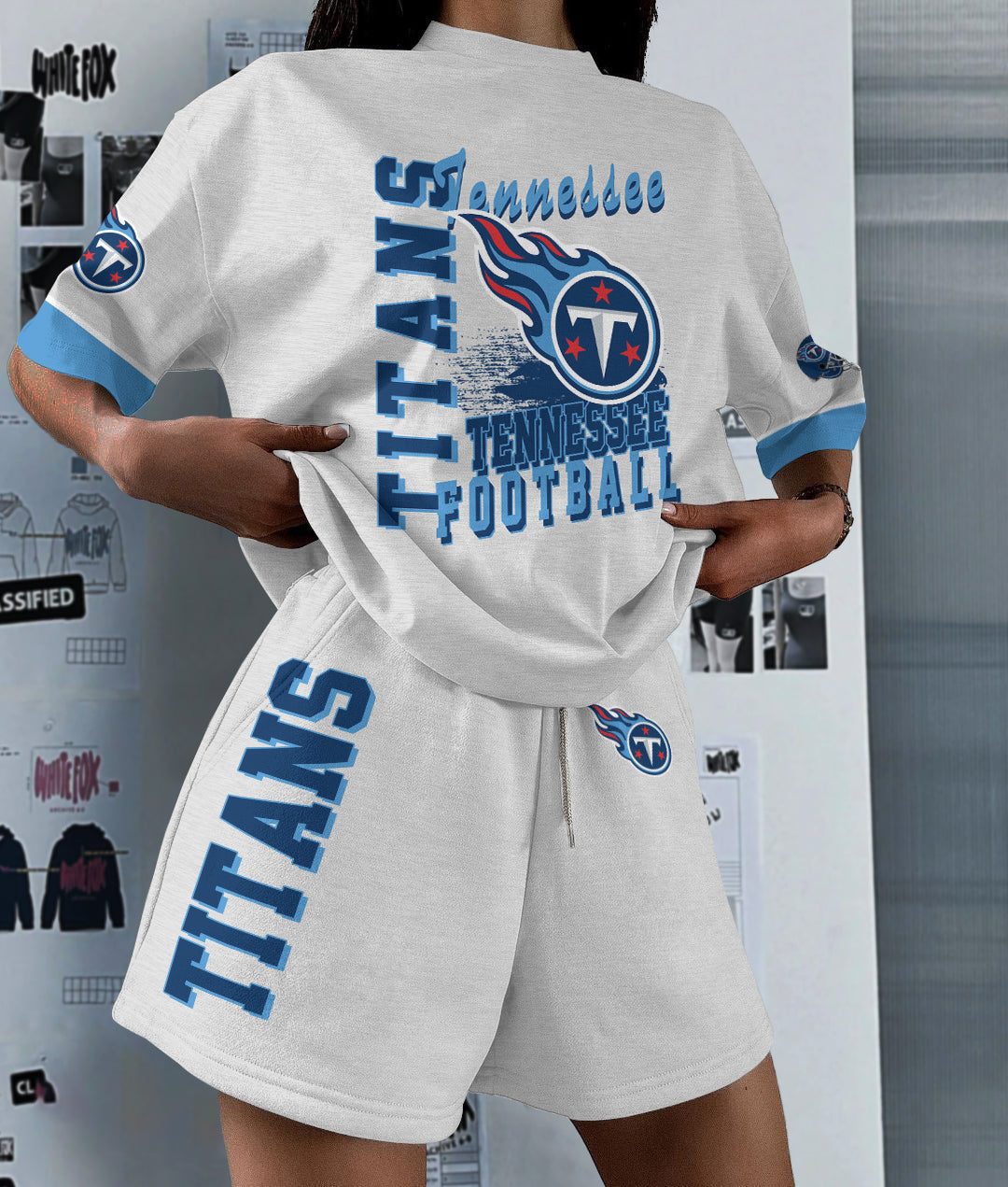 Tennessee Titans Limited Edition Top And Shorts Two-Piece Suits (3)