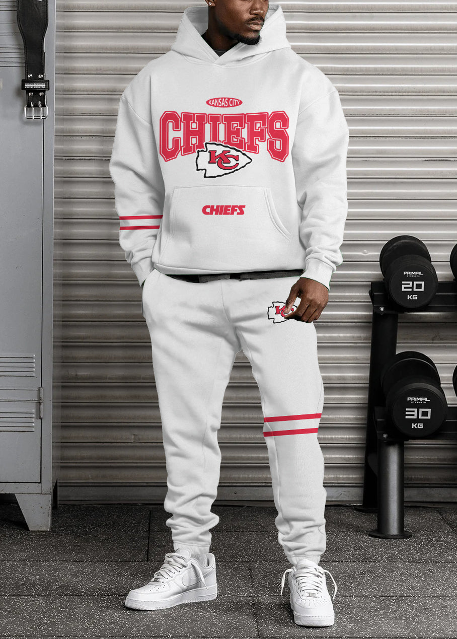 Kansas City Chiefs Combo Pullover Hoodie And Sweatpants AZBTPHSP000421