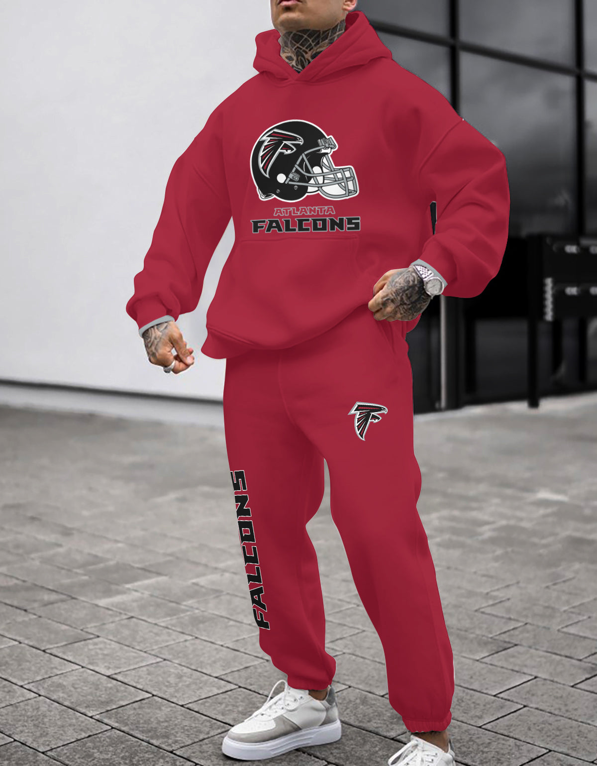 Atlanta Falcons Combo Pullover Hoodie And Sweatpants AZBTPHSP000339