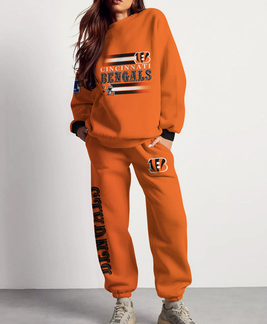 Cincinnati Bengals Combo 3D Sweatsuit and Sweatpants Unisex CBSP435