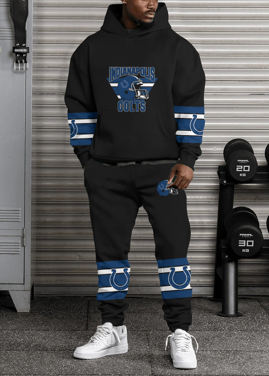 Indianapolis Colts Combo Pullover Hoodie And Sweatpants AZBTPHSP000016