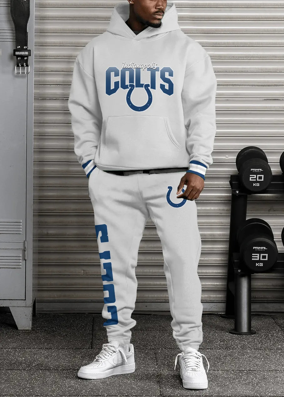 Indianapolis Colts Combo Pullover Hoodie And Sweatpants AZBTPHSP000047