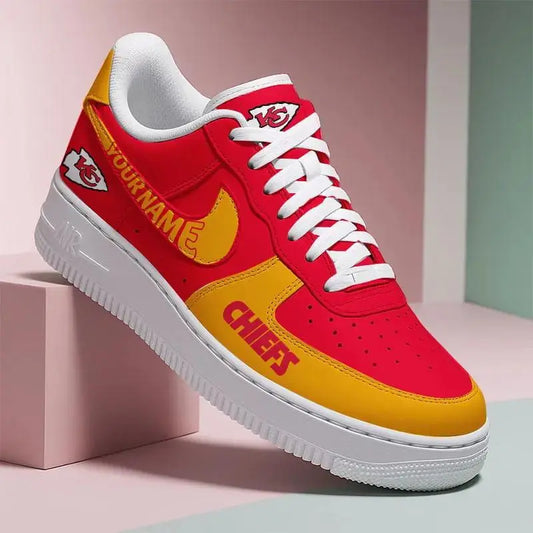 Kansas City Chiefs New Personalized AF1-1 Sneakers 2025 AZBTAF1N000016